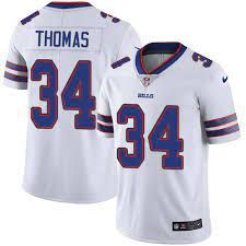 Men Buffalo Bills #34 Thurman Thomas Nike White Game Retired Player NFL Jersey